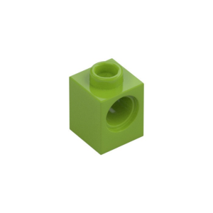 LEGO 6541 Technic Brick 1 x 1 with Pin Hole (Lime)