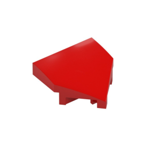 LEGO 66956 Brick Wedged Curved 2 x 2 with Stud Notches (Red)