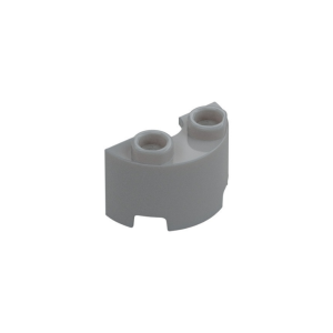 LEGO 68013 Brick Round Half 1 x 2 (Light Bluish Gray)