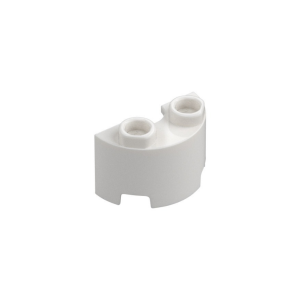 LEGO 68013 Brick Round Half 1 x 2 (White)