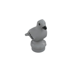 LEGO Animal 7188pat0001 Bird Pigeon with Black Eyes (Light Bluish Gray)