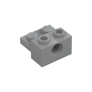 LEGO 73109 Technic Brick Special 1 x 2 with Pin Hole and 1 x 2 Plate (Light Bluish Gray)