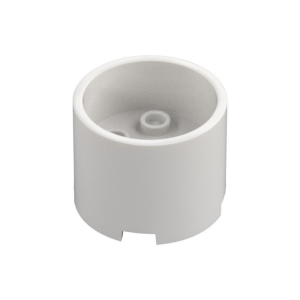 LEGO 73111 Brick Round 3 x 3 x 2 Recessed Center with 2 x 2 Studs and Axle Hole (White)