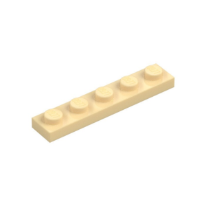 LEGO 78329 Plate 1 x 5 (Tan)