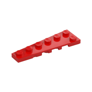 LEGO 78443 Wedge Plate 6 x 2 Left (Red)