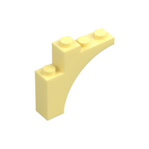 LEGO 80543 Brick Arch 1 x 4 x 3 (Bright Light Yellow)