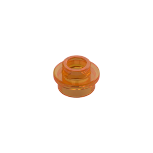 LEGO 85861 Plate Round 1 x 1 with Open Stud (Transparent Orange)
