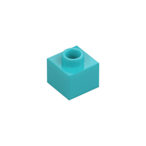 LEGO 86996 Plate 1 x 1 x 2/3 with Open Stud (Medium Azure)
