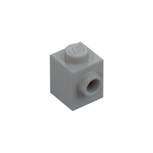 LEGO 87087 Brick Special 1 x 1 with Stud on 1 Side (Light Bluish Gray)