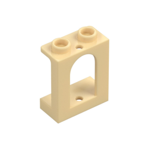 LEGO 90195 Window 1 x 2 x 2 Castle (Tan)
