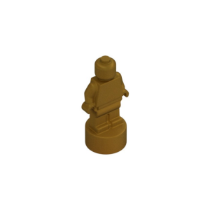 LEGO 90398 Minifig Trophy Statuette (Pearl Gold)