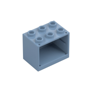 LEGO 92410 Cupboard 2 x 3 x 2 with Hollow Studs (Sand Blue)