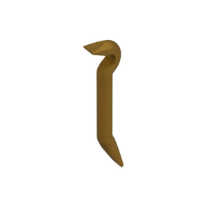 LEGO Equipment 92585 Tool Crowbar (Pearl Gold)