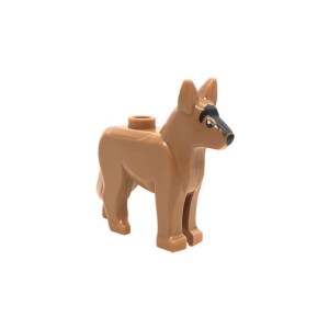 LEGO Animal 92586pr0001 Dog, Alsatian / German Shepherd Police Dog (Medium Nougat)