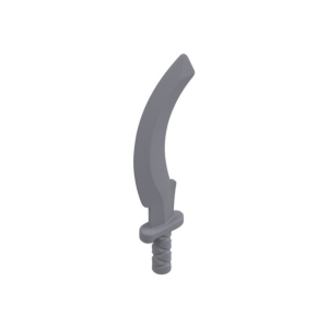 LEGO Weapon 93247 Sword / Khopesh (Flat Silver)