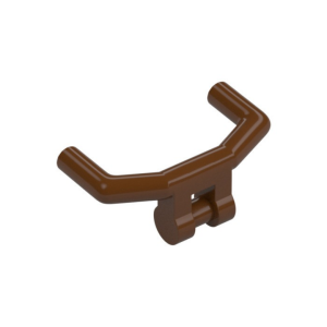 LEGO 98397 Handlebars with Angular Handles (Reddish Brown)