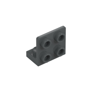 LEGO 99207 Bracket 1 x 2 – 2 x 2 Inverted (Dark Bluish Gray)