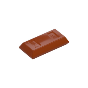 LEGO 99563 Tile Special 1 x 2 with Sloped Walls AKA Money / Gold Bar (Dark Orange)